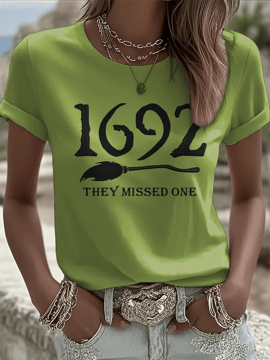 Women's 1692 They Missed One Print Crew Neck T-Shirt