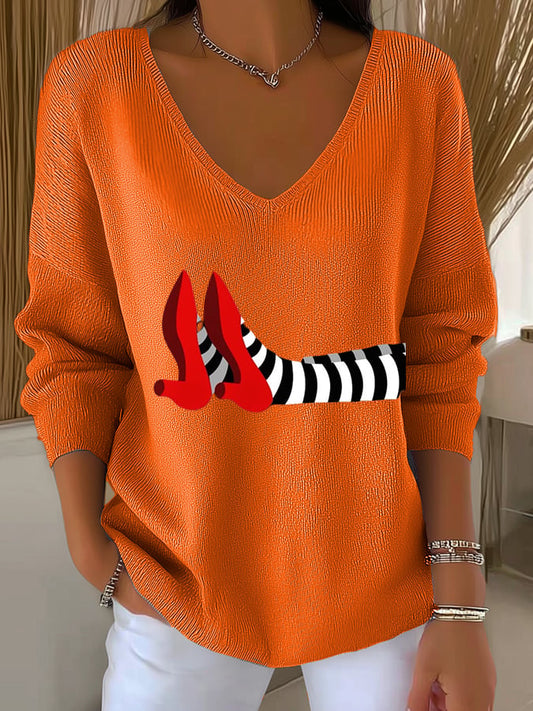 Women's Casual Witches Long Sleeve T-Shirt